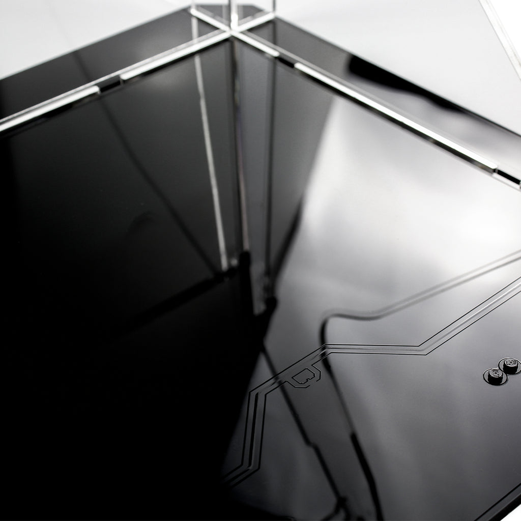 Acrylic display stand construction detail for LEGO 75252 UCS Imperial Star Destroyer, view 10