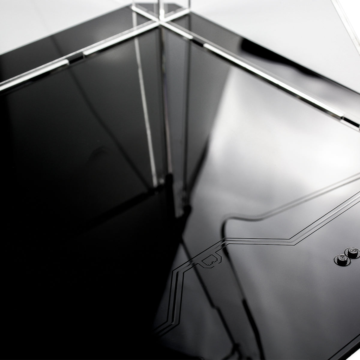 Acrylic display stand construction detail for LEGO 75252 UCS Imperial Star Destroyer, view 10