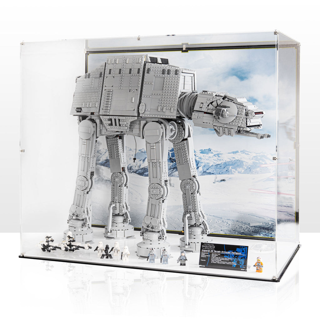 Complete acrylic display case for LEGO 75313 UCS AT-AT