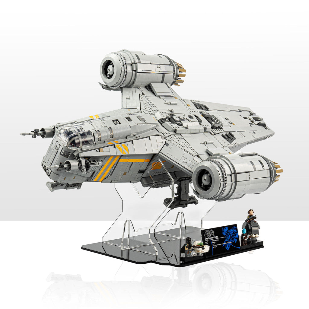 Complete acrylic display stand for LEGO 75331 UCS The Razor Crest