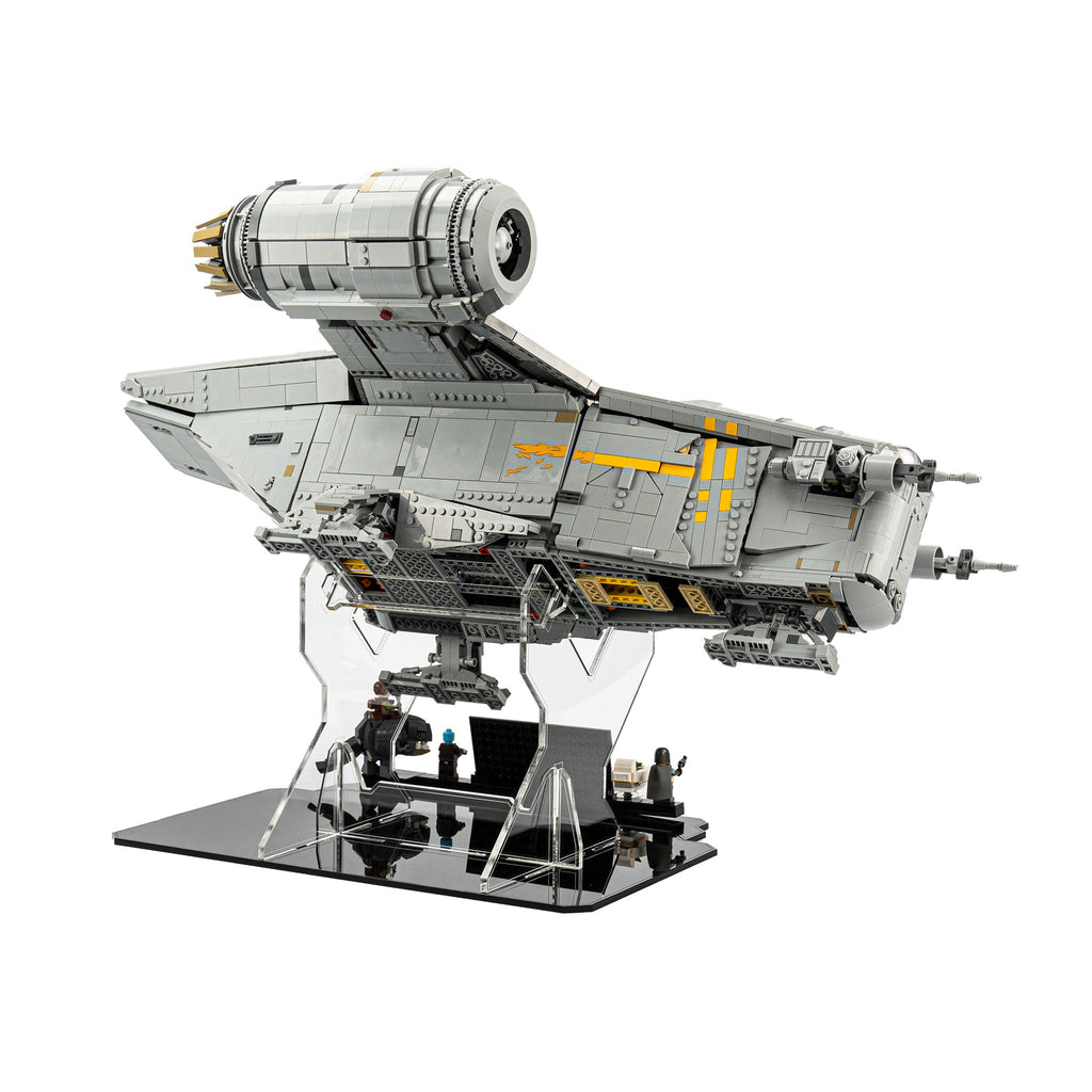 LEGO 75331 UCS The Razor Crest in the acrylic display stand, display view 7