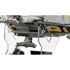 Acrylic display stand construction detail for LEGO 75331 UCS The Razor Crest, view 4