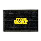 LEGO 75407 Star Wars Logo & 124 Minifigures in the acrylic wall mounted display case, display view 9