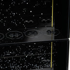 Acrylic wall mounted display case construction detail for LEGO 75407 Star Wars Logo & 124 Minifigures, view 8