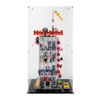 LEGO 76178 Daily Bugle in the acrylic display case, display view 4