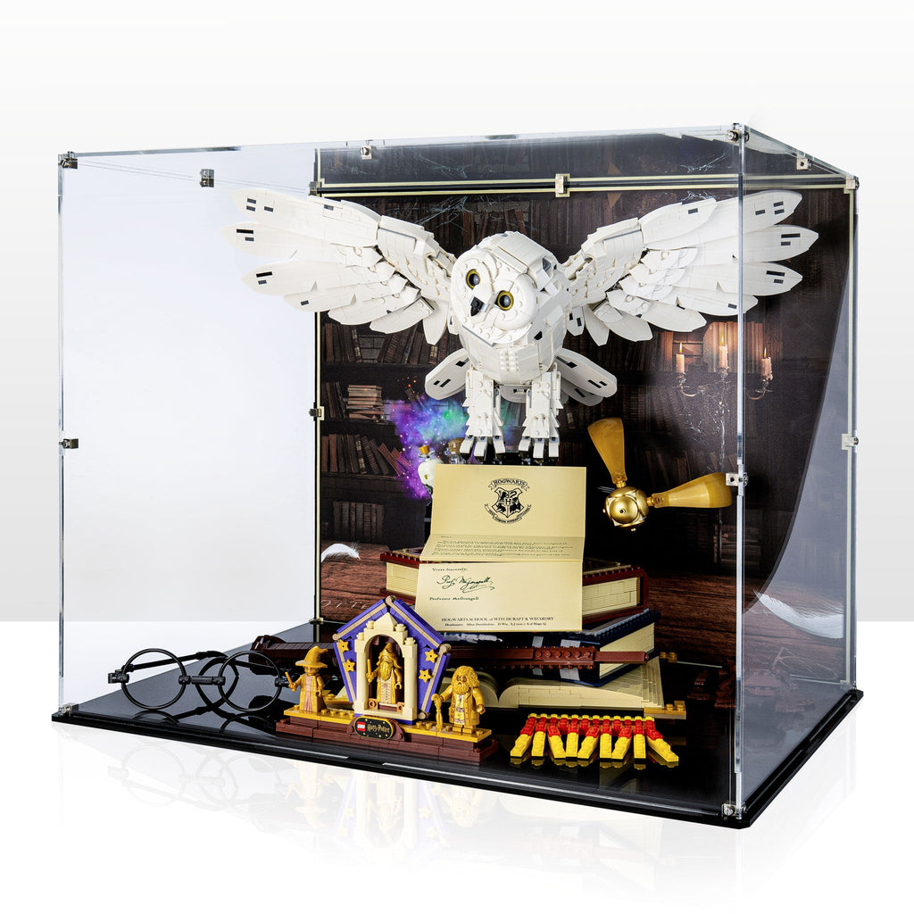 Complete acrylic display case for LEGO 76391 Hogwarts Icons Collectors' Edition