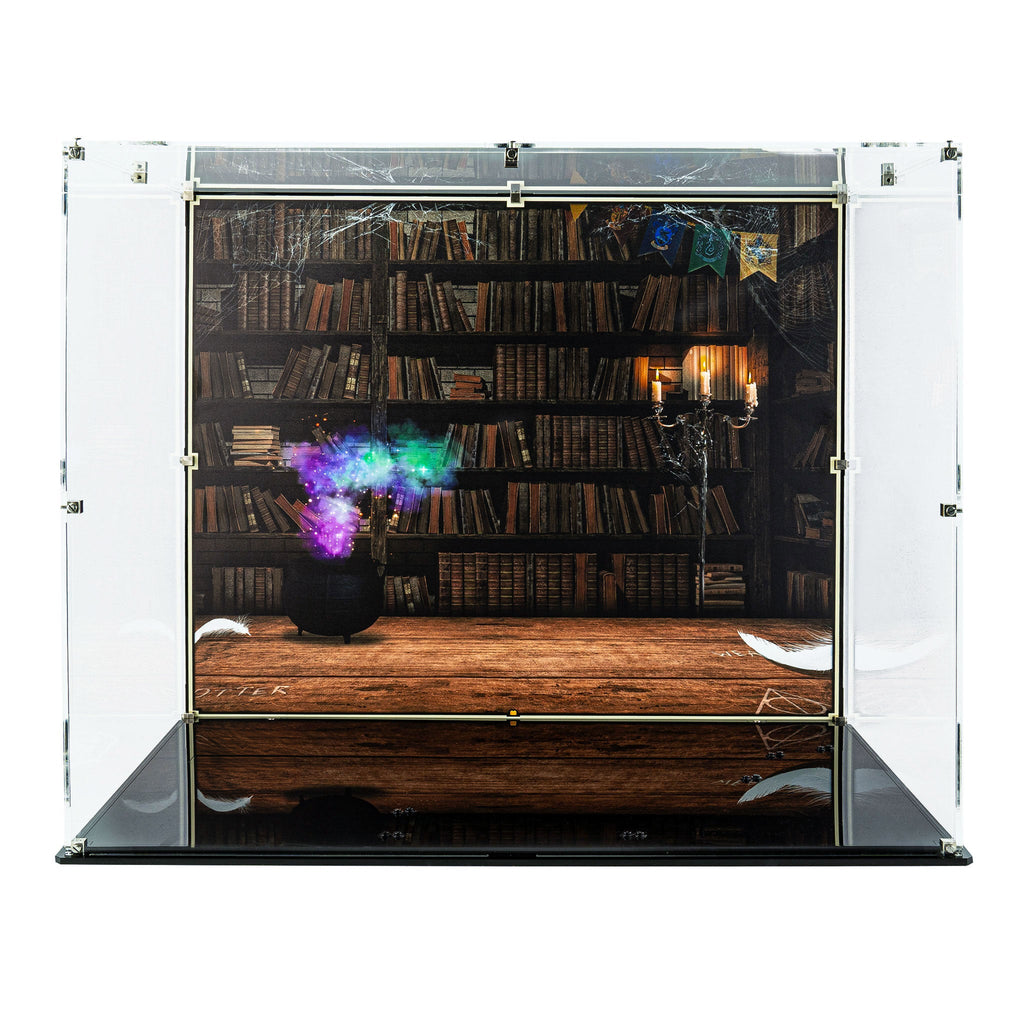 Acrylic display case for LEGO 76391 Hogwarts Icons Collectors' Edition without the model, view 4