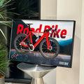 Wall display frame for LEGO Road Bike 11380 without LED lighting