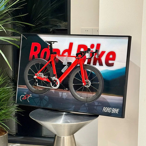Wall display frame for LEGO Road Bike 11380 without LED lighting