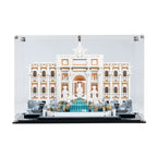 LEGO Trevi Fountain 21062: model and display case shown together.