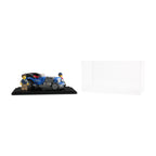 LEGO Hot Rod 40409: model and display case shown together.