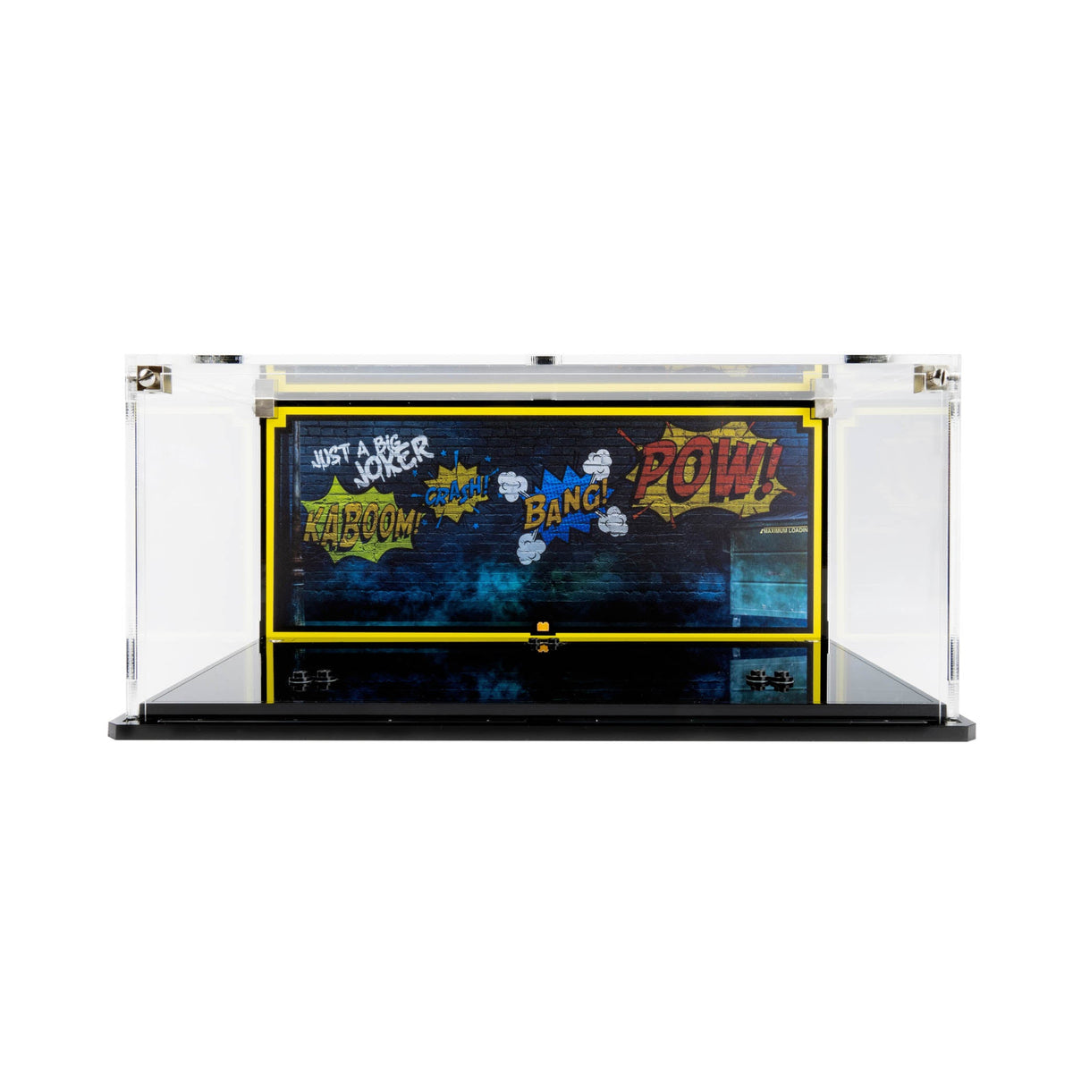 LEGO Batman Classic TV Series Batmobile 76188: display case panels or base without the main LEGO build.