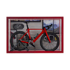 LEGO Road Bike 11380: model and desktop and wall display case shown together.