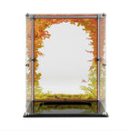 LEGO Family Tree 21346: display case panels or base without the main LEGO build.