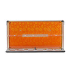 LEGO Minifigures Series 29 71052: desktop and wall display case panels or base without the main LEGO build.