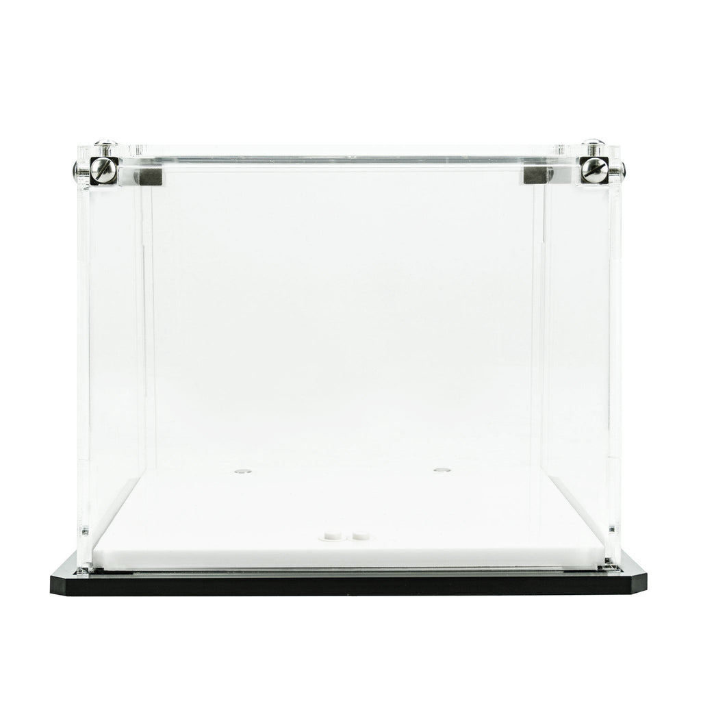 LEGO Santa's Front Yard 40484: empty case and white display base.