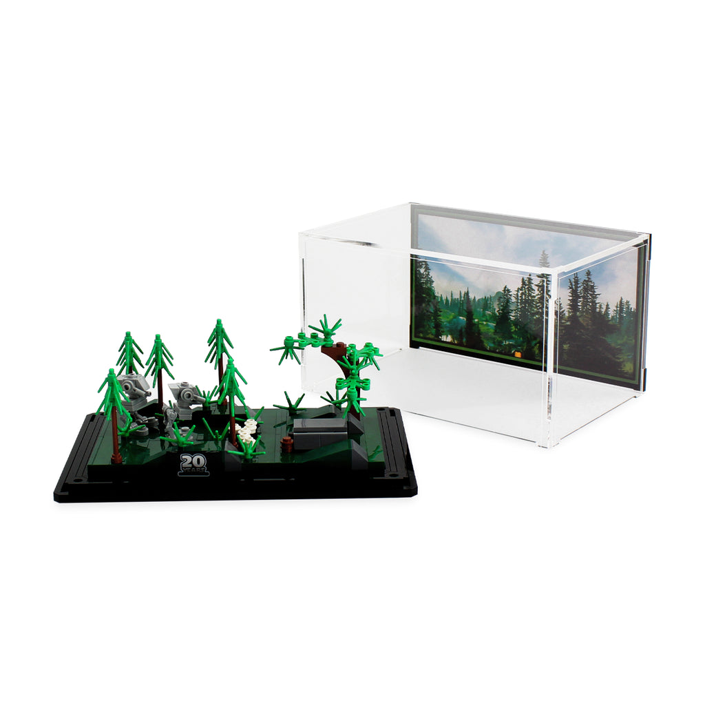 LEGO Battle of Endor 40362: case lifted away from the Endor scene.