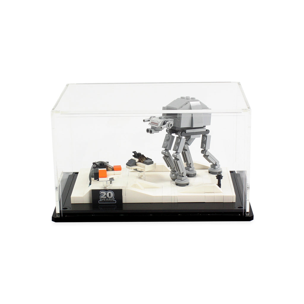 LEGO Battle of Hoth 40333: Hoth scene in the clear configuration.