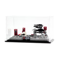 LEGO Death Star II Battle 40407: complete model with the display case; Clear.
