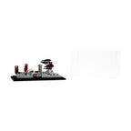 LEGO Death Star II Battle 40407: model and display case shown together.