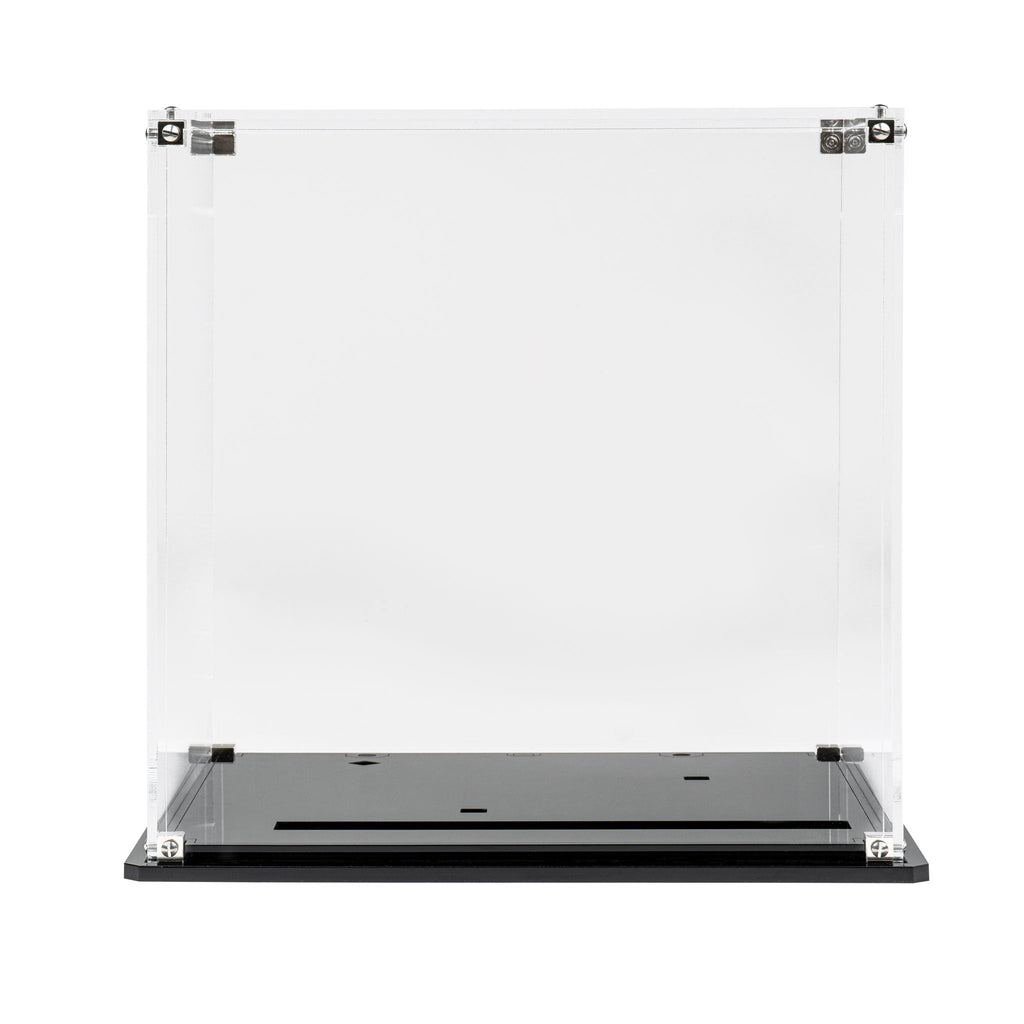LEGO Droideka 75381: display case panels or base without the main LEGO build.