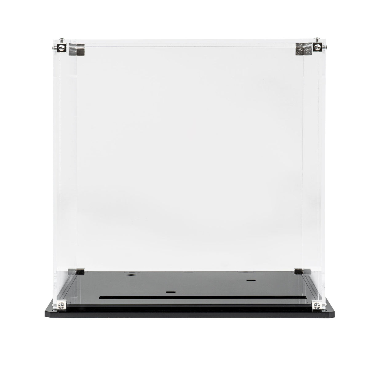 LEGO Droideka 75381: display case panels or base without the main LEGO build.