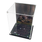 LEGO Wicket the Ewok 75430: display case panels or base without the main LEGO build.