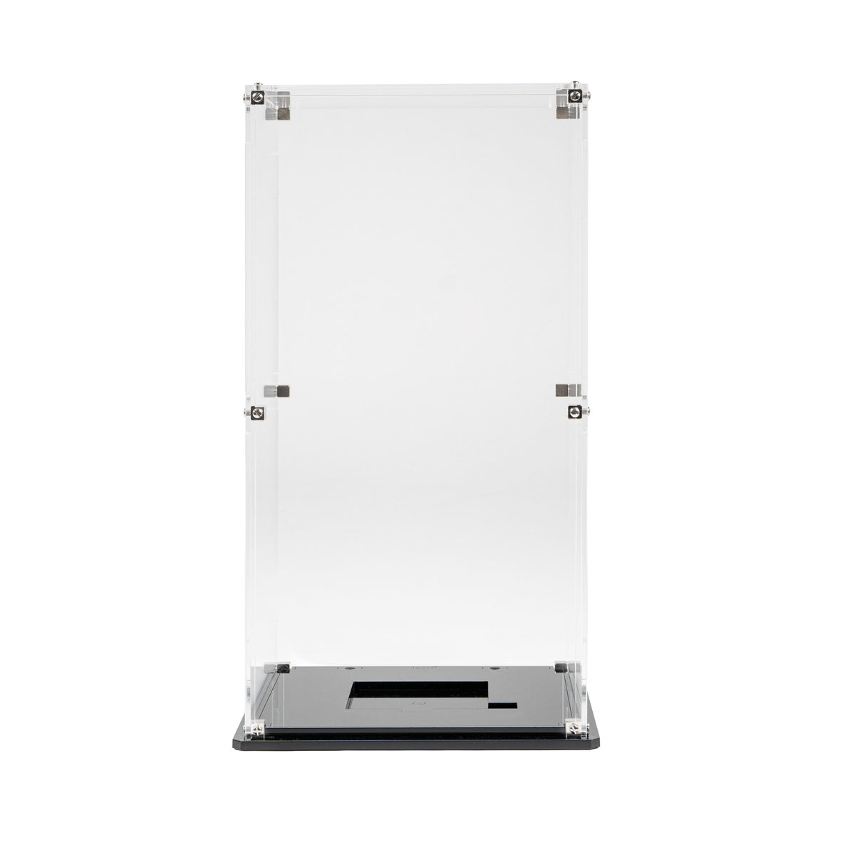 LEGO Sauron's Helmet 11373: display case panels or base without the main LEGO build.