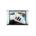 LEGO adidas Originals Superstar 10282: model and display case shown together.