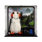 LEGO Porg 75230: front view of the Porg display.
