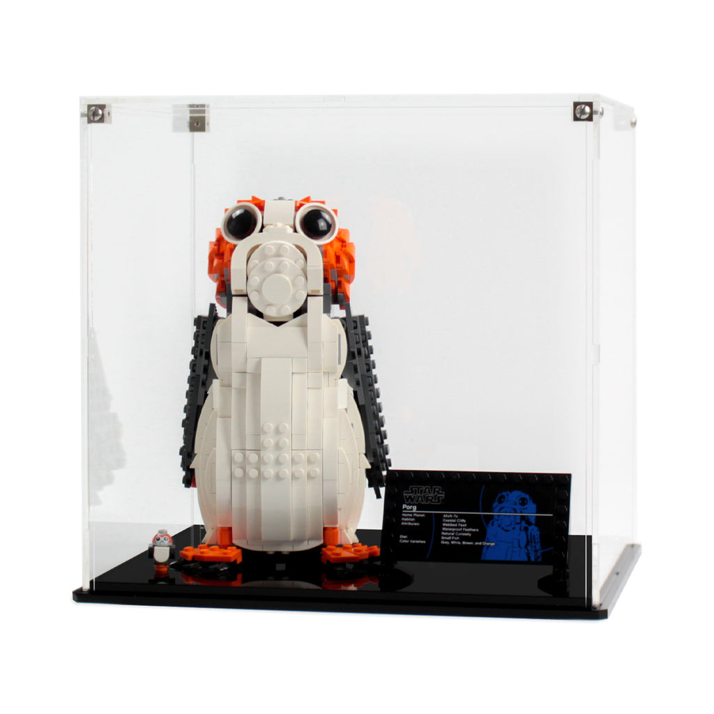 LEGO Porg 75230: angled view of the clear configuration.