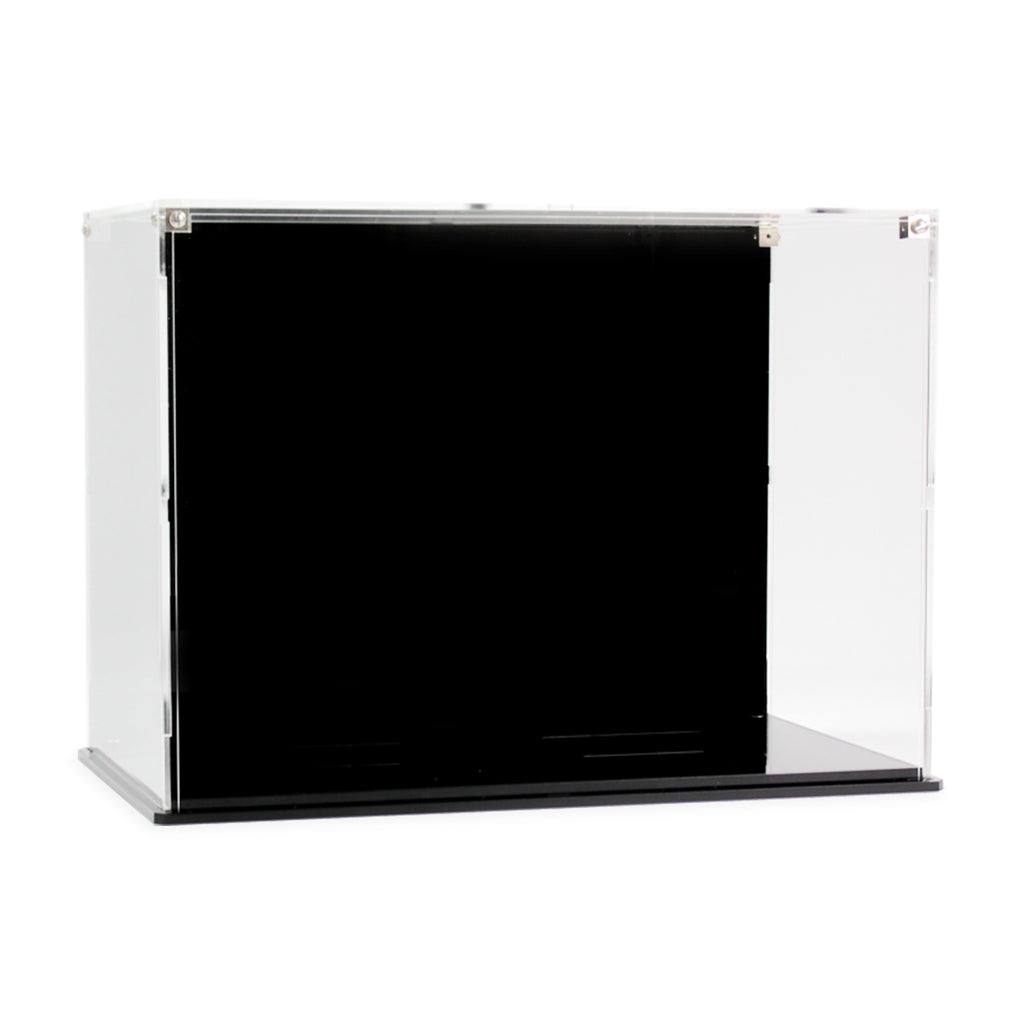 LEGO Venom and Carnage 76187 and 76199: display case panels or base without the main LEGO build.