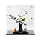 LEGO Project Hail Mary 11389: model and display case shown together.