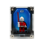 LEGO Star Wars Anniversary Minifigures 75387 and 75379 and 75394 and 75383 and 75396 and 75392 and 40755: anniversary minifigure with its matching modular acrylic display case.