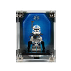 LEGO Star Wars Anniversary Minifigures 75387 and 75379 and 75394 and 75383 and 75396 and 75392 and 40755: anniversary minifigure with its matching modular acrylic display case.