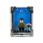 LEGO Star Wars Anniversary Minifigures 75387 and 75379 and 75394 and 75383 and 75396 and 75392 and 40755: anniversary minifigure with its matching modular acrylic display case.