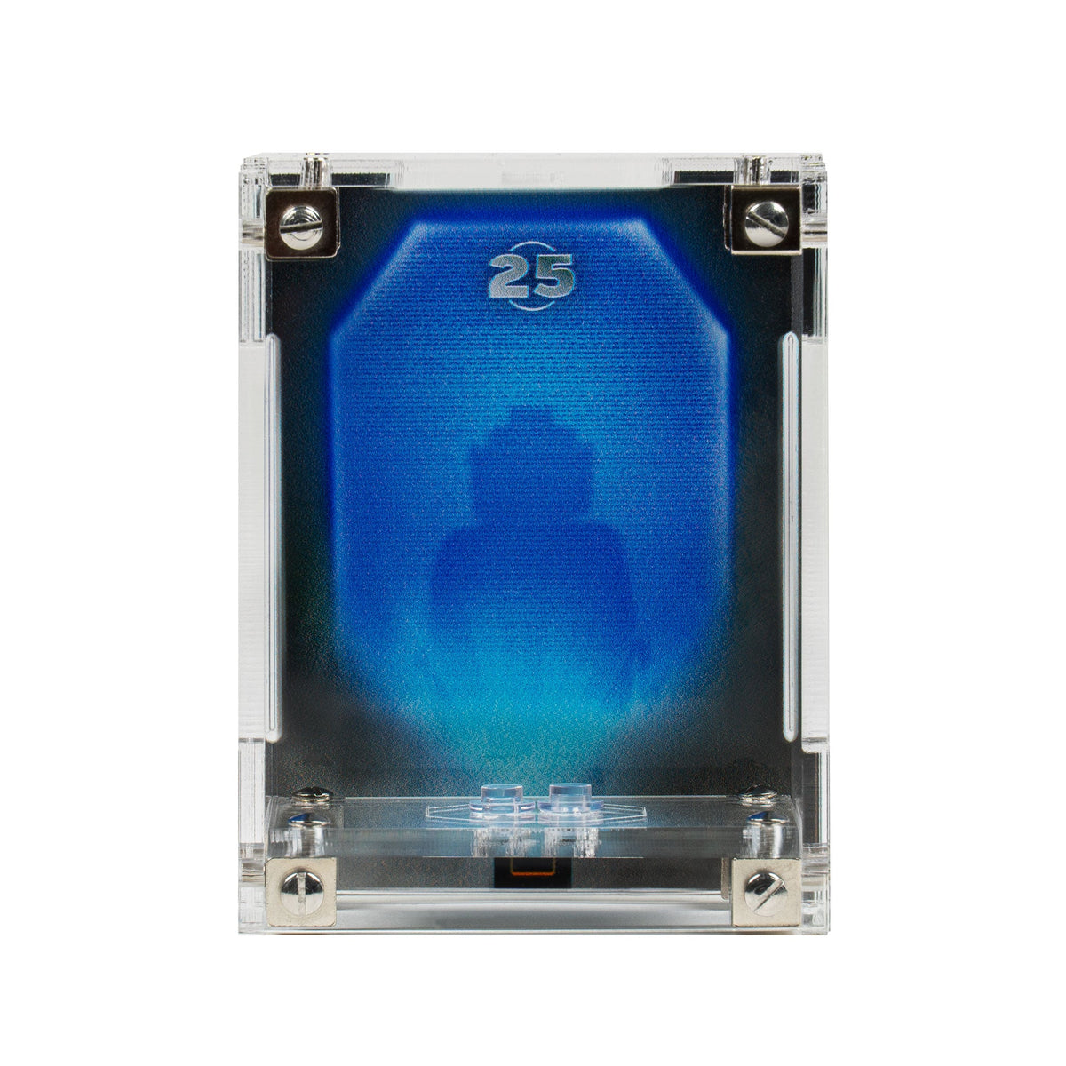 LEGO Star Wars Anniversary Minifigures 75387 and 75379 and 75394 and 75383 and 75396 and 75392 and 40755: display case panels or base without the main LEGO build.