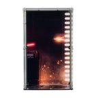 LEGO K-2SO 75434: wall-mounted display case panels or base without the main LEGO build.