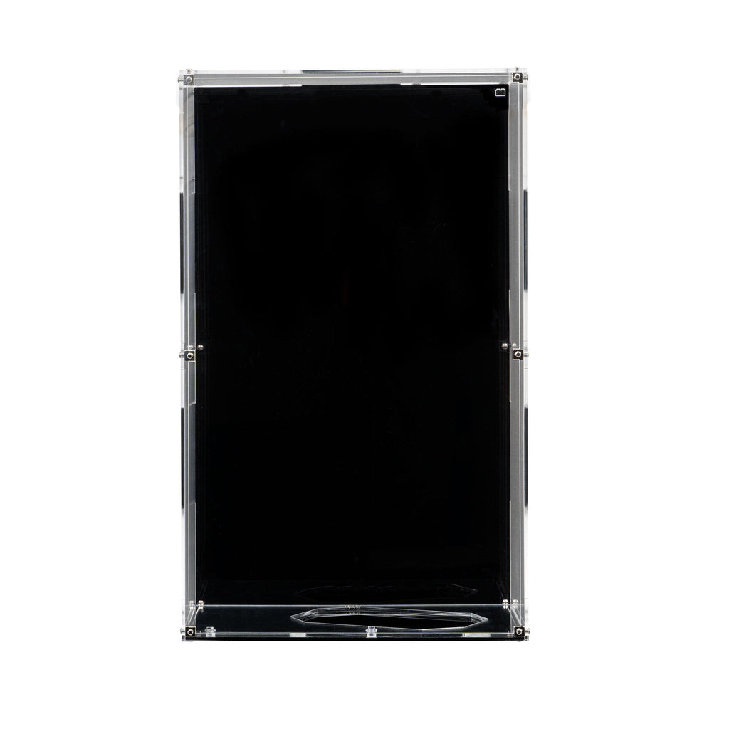 LEGO K-2SO 75434: wall-mounted display case panels or base without the main LEGO build.