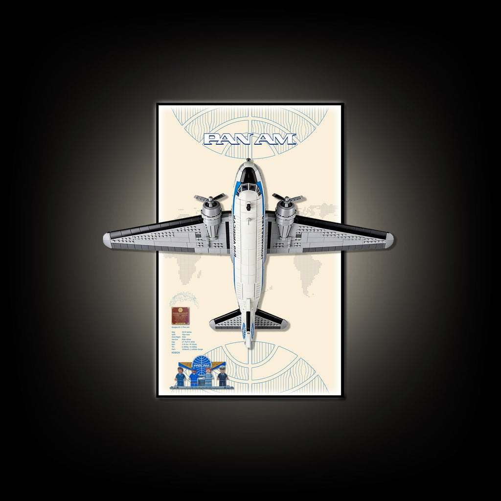 LEGO 11378 Douglas DC-3 PAN AM Airliner — G04 display view