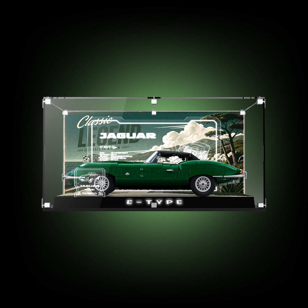 LEGO 11381 Jaguar E-Type — G01 display view