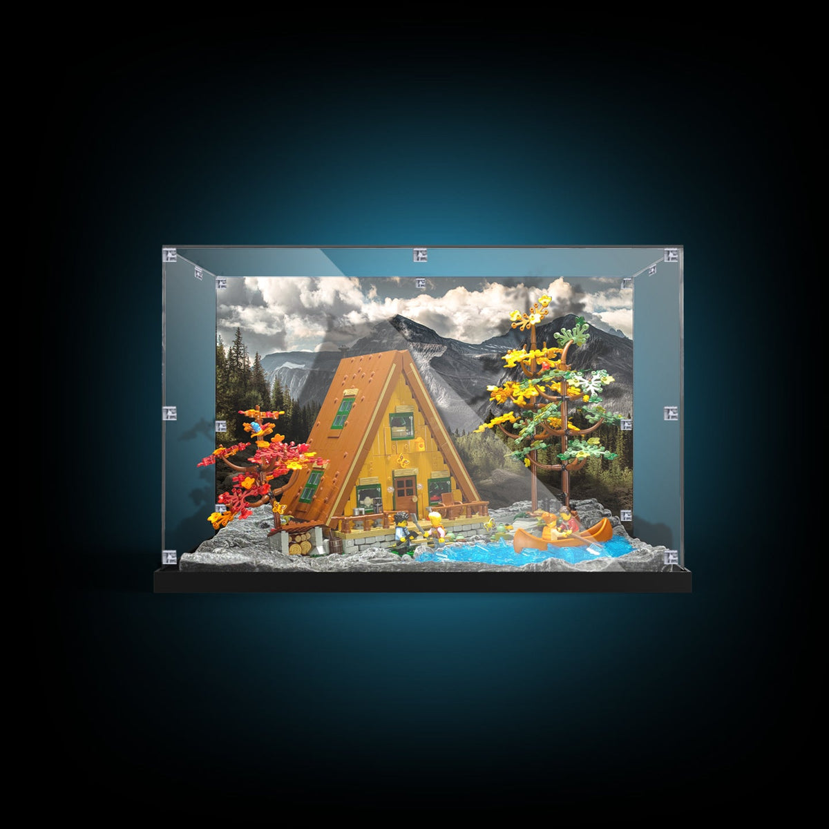 LEGO 21338 A-Frame Cabin — G01 display view