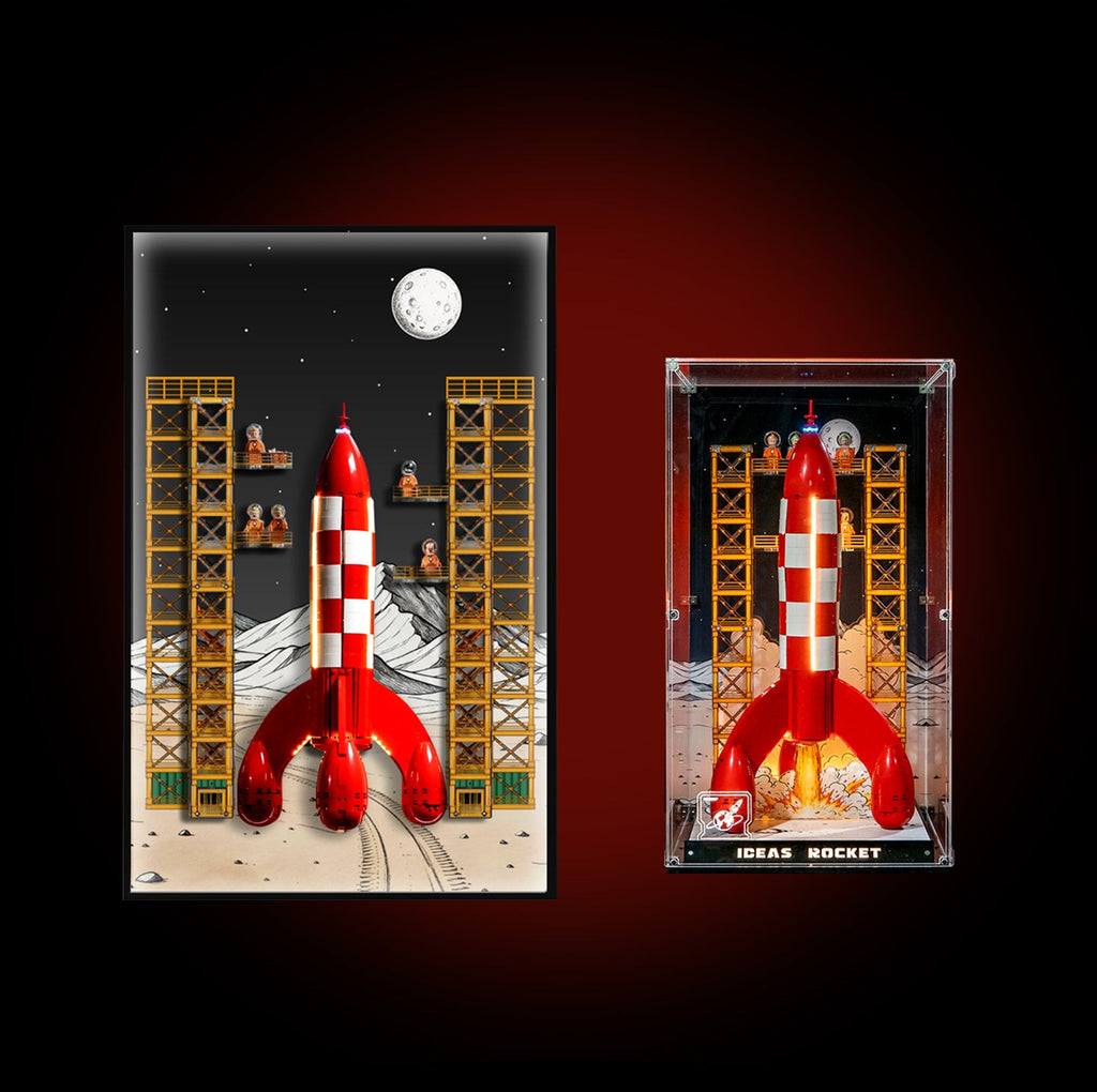 LEGO 21367 Ideas Tintin Moon Rocket — G02 display view