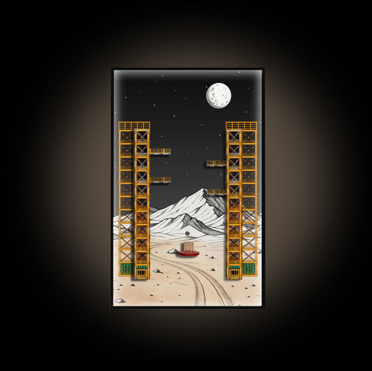 LEGO 21367 Ideas Tintin Moon Rocket — G04 display view