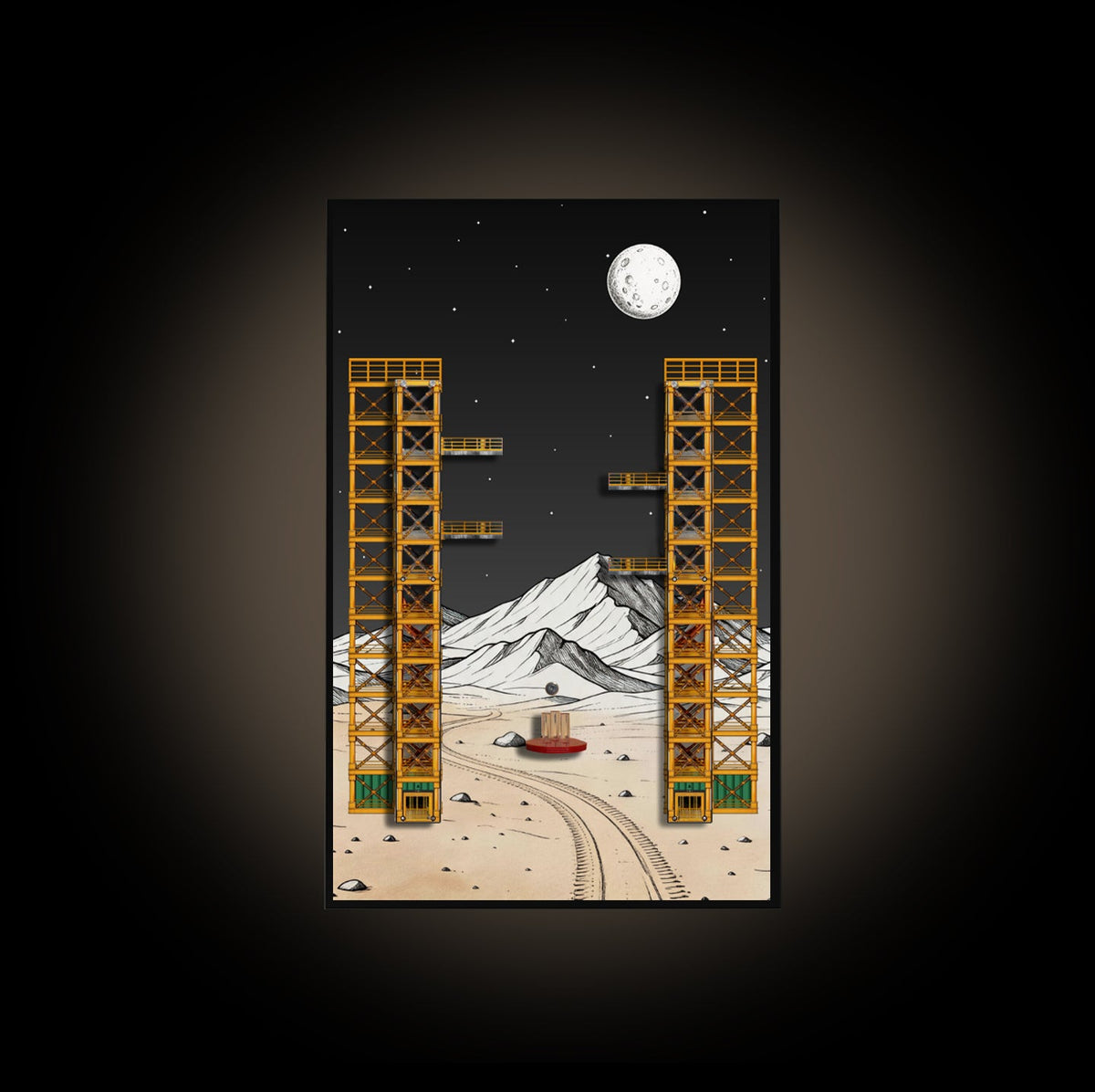LEGO 21367 Ideas Tintin Moon Rocket — G05 display view