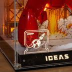 LEGO 21367 Ideas Tintin Moon Rocket — G12 display view