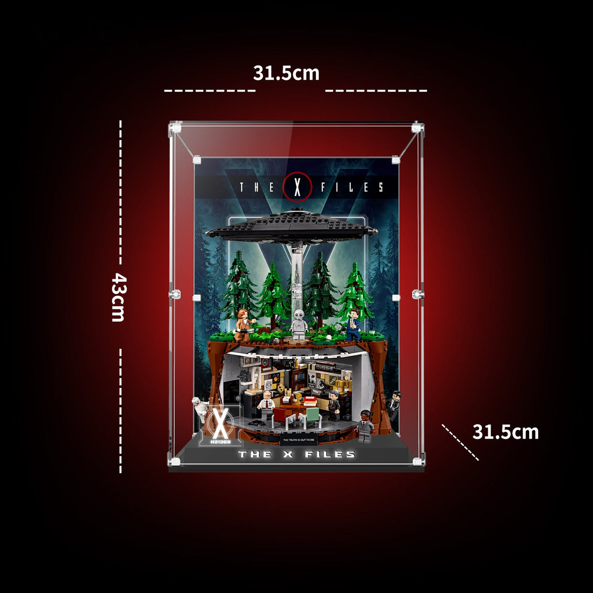 LEGO 21369 The X-Files — D01 display view