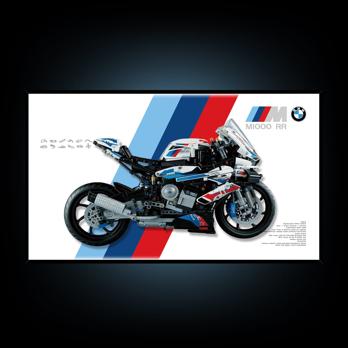 LEGO 42130 BMW M 1000 RR — G01 display view