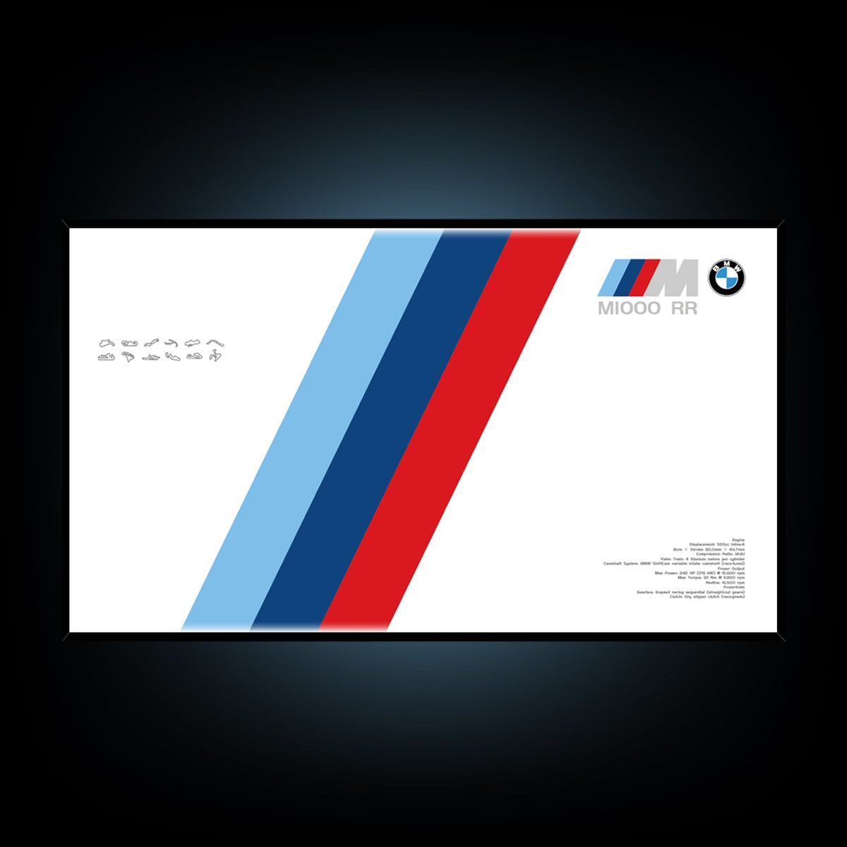 LEGO 42130 BMW M 1000 RR — G02 display view
