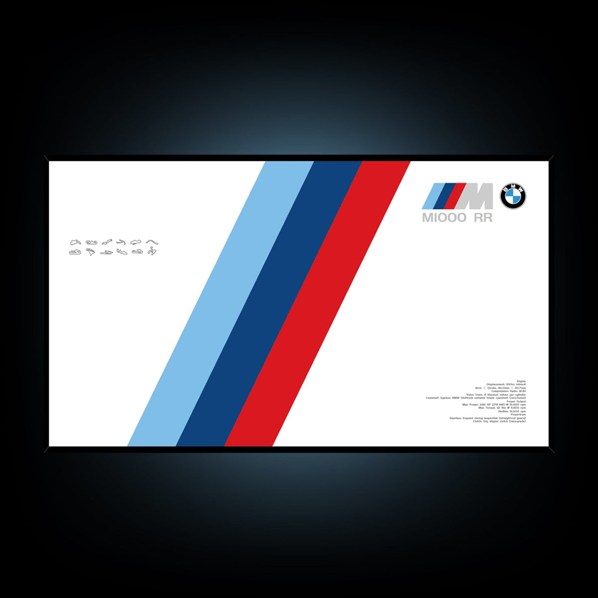LEGO 42130 BMW M 1000 RR — G04 display view